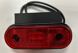 Svetlo obrysové červené  s držiakom  LED QS