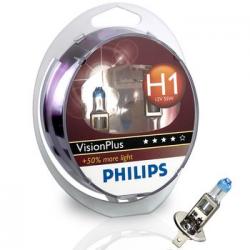 Žiarovky H1 12V 55W Philips Visionplus 2ks