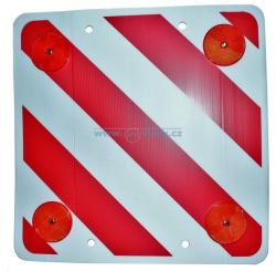 Reflexn� tabu�a �ervenobiela 50x50cm