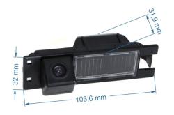 Parkovacia kamera do auta UNI-METAL