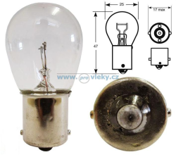 Autoiarovka 12V P21W BA15s