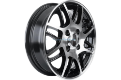 -ALU disk 4.00Jx13 ET30 4x100 �ierno-strieborn�